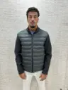 Gewatteerde Jas Grijs