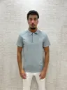 Minimal Polo Lichtblauw