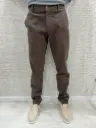 Slim-Fit Chino Broek Bruin