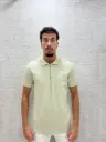 Essential Zip Polo Groen