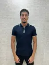 Metro Zip Polo Blauw