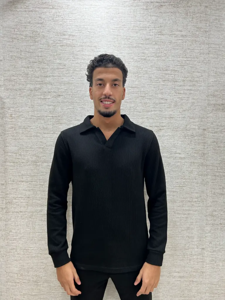 Long Sleeve Trui Zwart