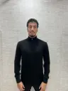 Half-Zip Trui Zwart