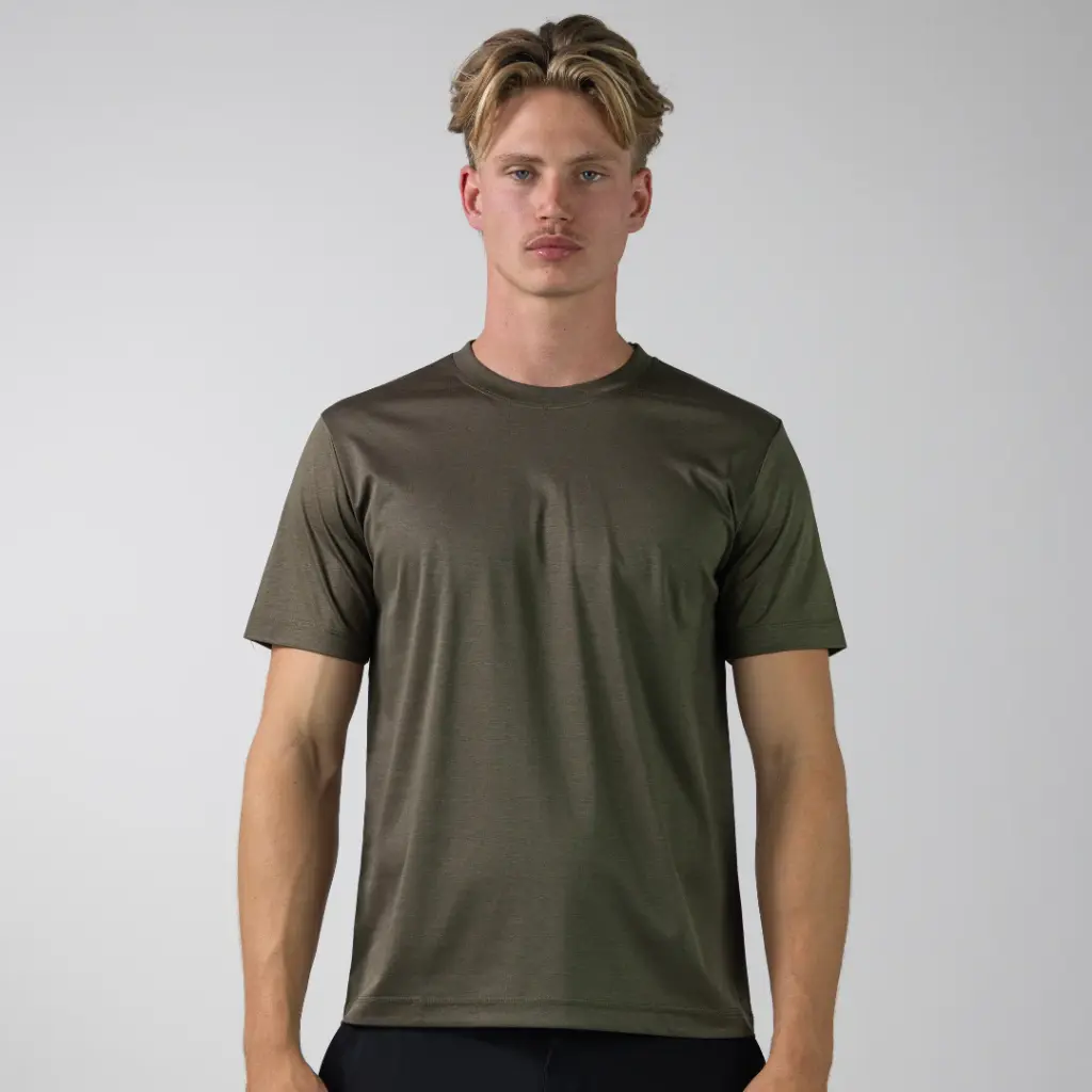 Glans T-Shirt Groen