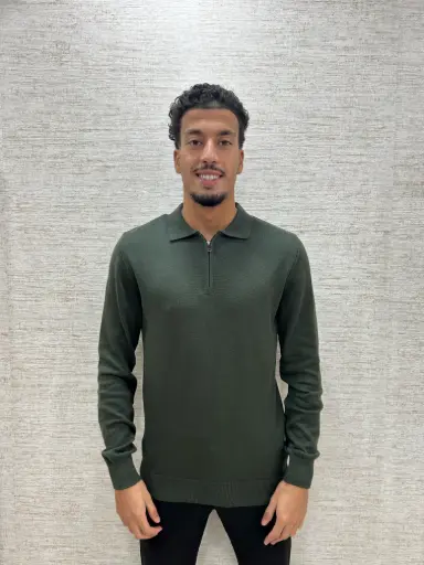 Half-Zip Trui Groen