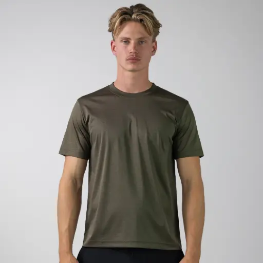 Glans T-Shirt Groen